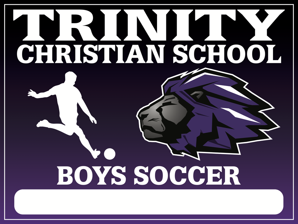 Trinity Spring Sports Yard Sign — Trinity Christian School